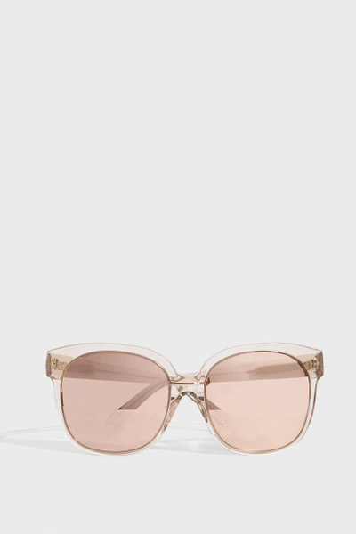 Shop Linda Farrow Luxe Square-frame Acetate Sunglasses In R Gold