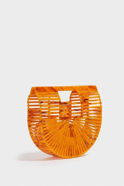 Shop Cult Gaia Ark Mini Acrylic Clutch In Orange
