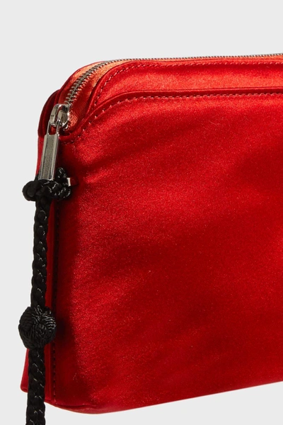 Shop The Row The Ascot Small Satin Bag In Red