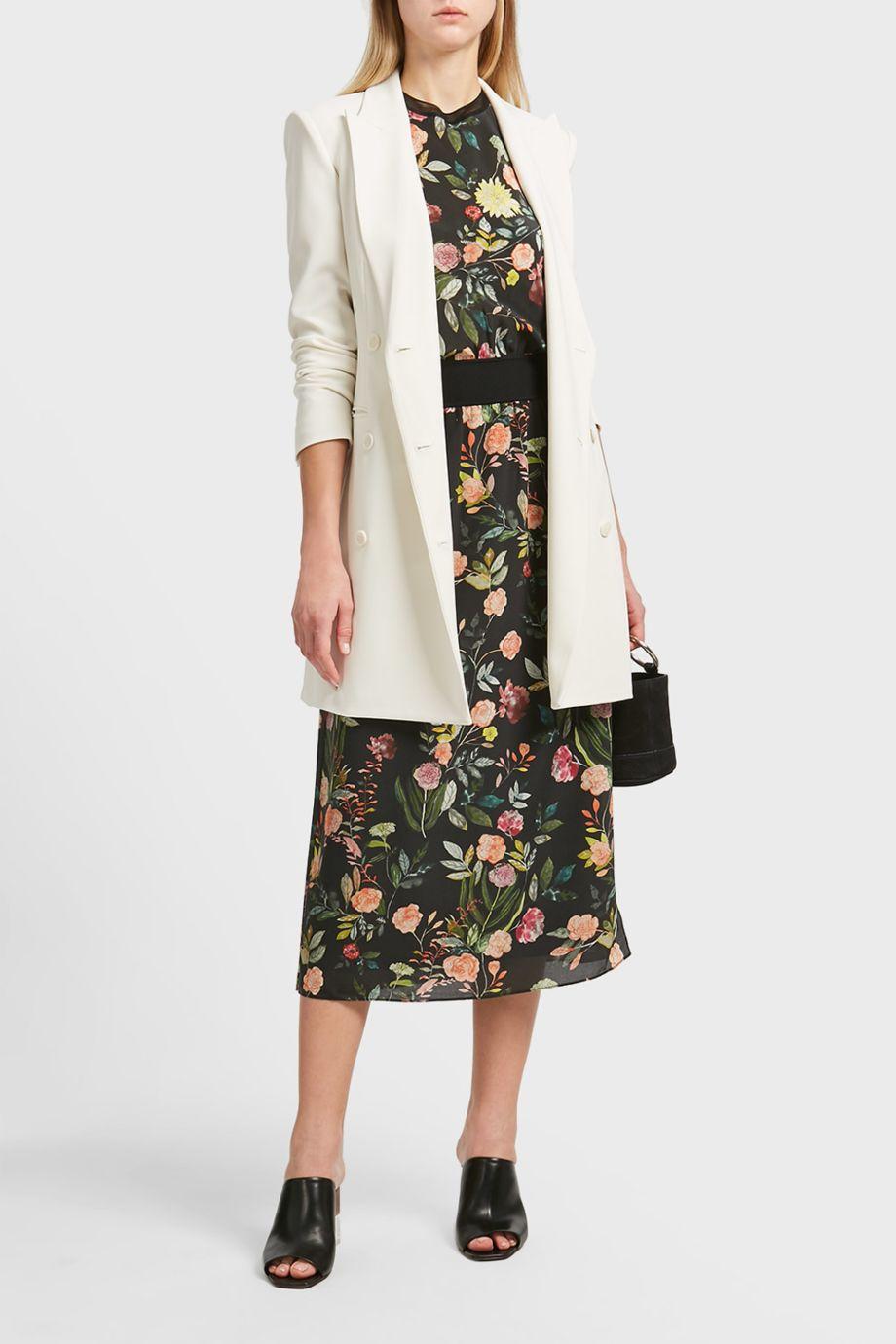 theory admiral crepe blazer dress