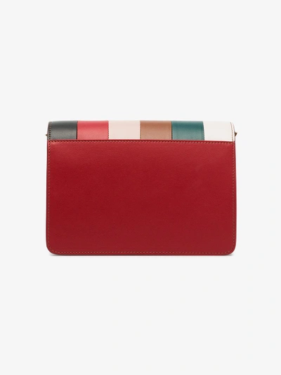 Shop Marni Multicoloured Trunk Leather Shoulder Bag