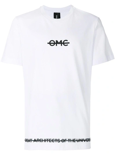 Shop Omc Logo Print T-shirt - White