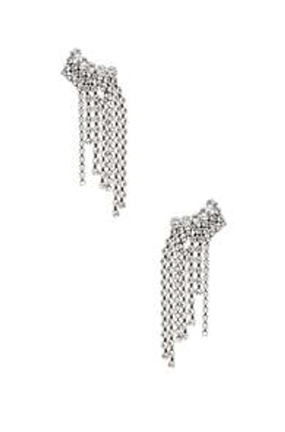 Shop Isabel Marant A Wild Shore Earrings In White In Transparent