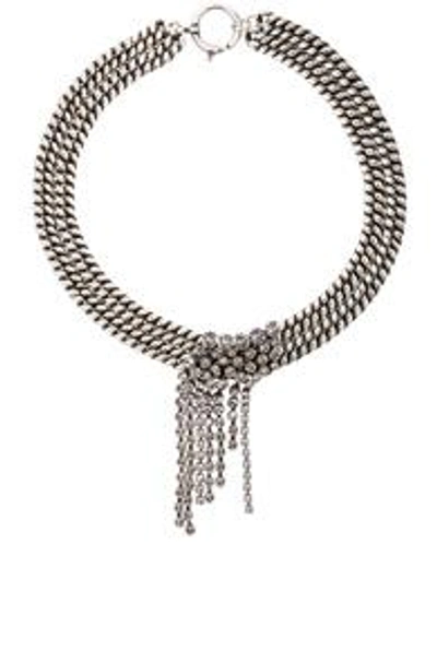 Shop Isabel Marant A Wild Shore Choker In White In Transparent