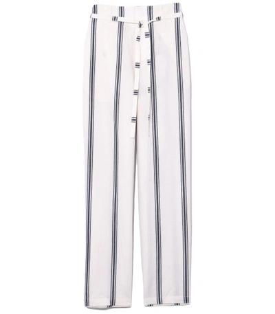 Shop Rag & Bone Ivory/navy Oasis Pant