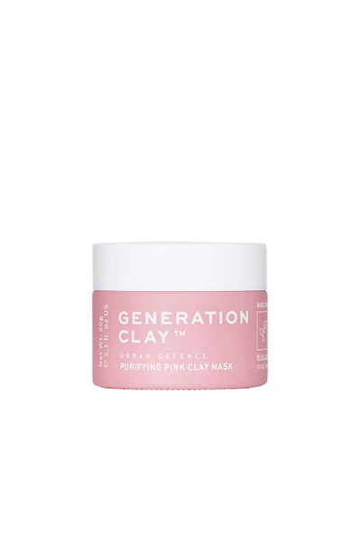 Shop Generation Clay Urban Defense Purifying Pink Clay Mask In N,a