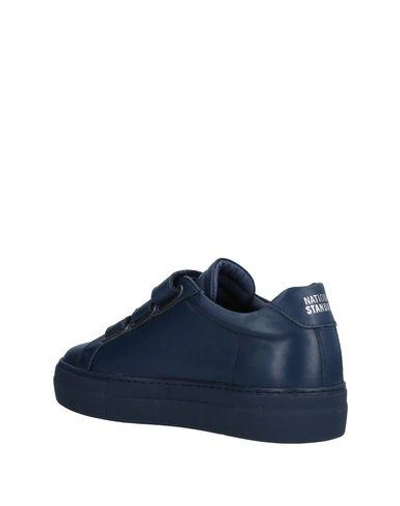 Shop National Standard Sneakers In Dark Blue