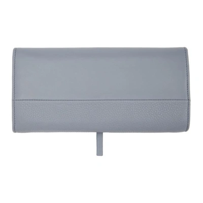 Shop Chloé Chloe Blue Long Indy Wallet In 4e2 Washedb