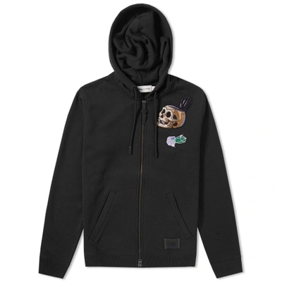 Shop Coach X Disney Happy Zip Hoody In Black