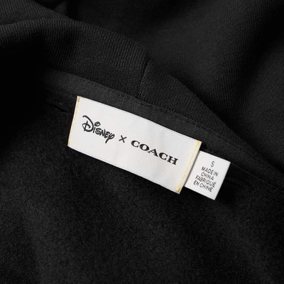 Shop Coach X Disney Happy Zip Hoody In Black