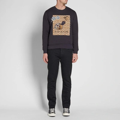 Shop Coach X Disney Signature Crew Sweat In Black