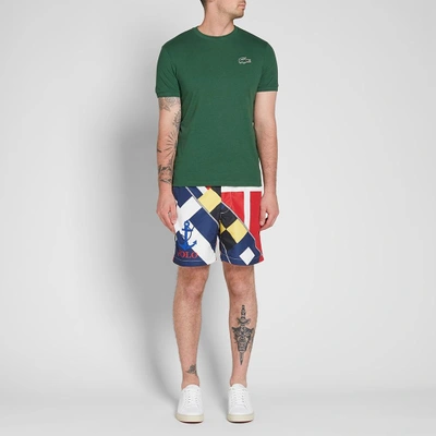 Shop Polo Ralph Lauren Cp93 Sailing Flag Print Swim Short In Multi