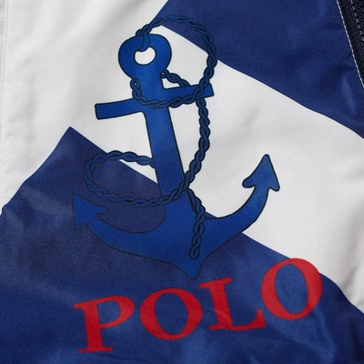 Shop Polo Ralph Lauren Cp93 Sailing Flag Print Windbreaker In Multi