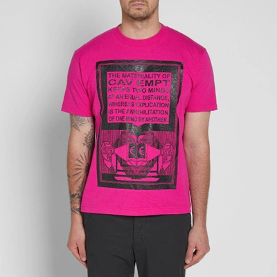 Shop Cav Empt Md Materiality Tee In Pink