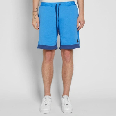 Shop Cav Empt Over Dyed Sweat Short In Blue