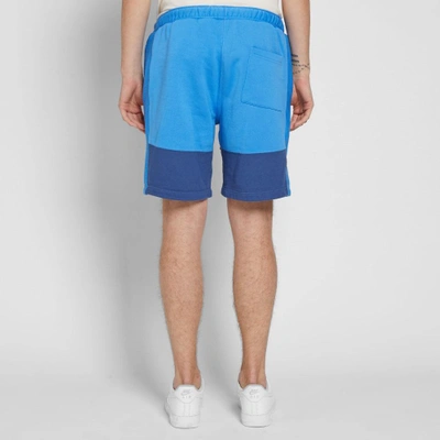 Shop Cav Empt Over Dyed Sweat Short In Blue