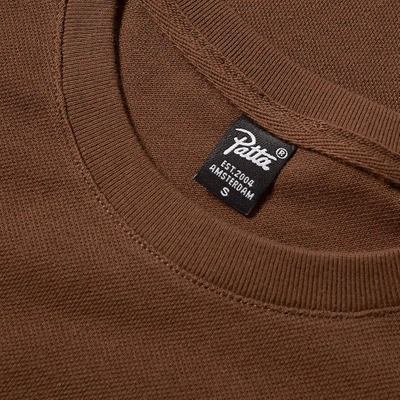 Shop Patta Basic Pique Tee In Brown