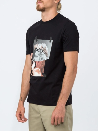 Shop Neil Barrett Roman Collage Print T-shirt