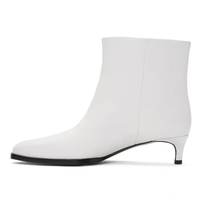 Shop 3.1 Phillip Lim / フィリップ リム 3.1 Phillip Lim White Agatha Ankle Boots In Op100 Optic