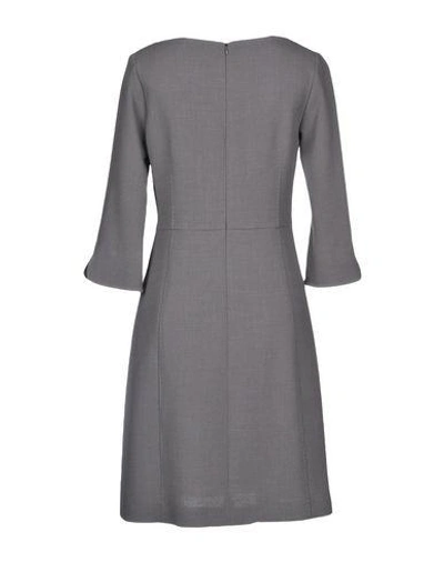 Shop Antonelli Short Dress In Grey