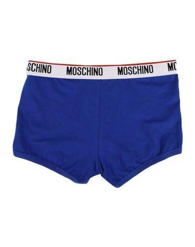 Shop Moschino Boxers In Blue