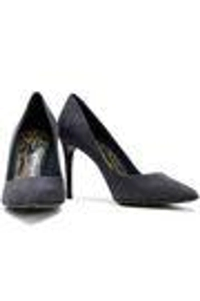 Shop Dolce & Gabbana Woman Suede Pumps Anthracite