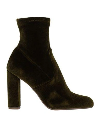 Shop Steve Madden Ankle Boot In Military Green