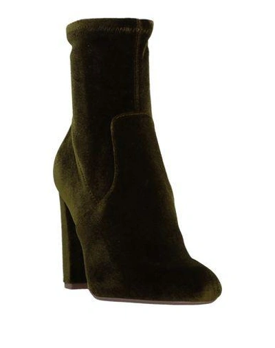 Shop Steve Madden Ankle Boot In Military Green