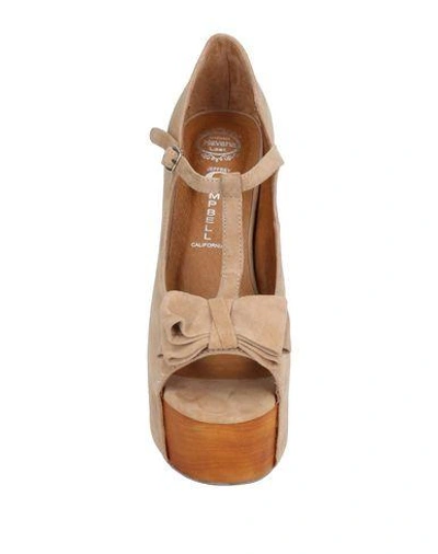 Shop Jeffrey Campbell Pumps In Sand