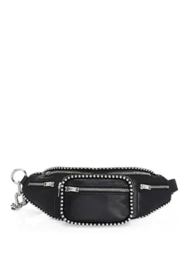 Shop Alexander Wang Attica Leather Fanny Pack In Black