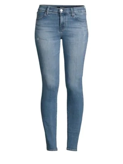 Shop J Brand 620 Mid-rise Super Skinny Jeans In Sawyer