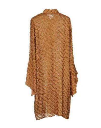 Shop Marco De Vincenzo Short Dress In Camel