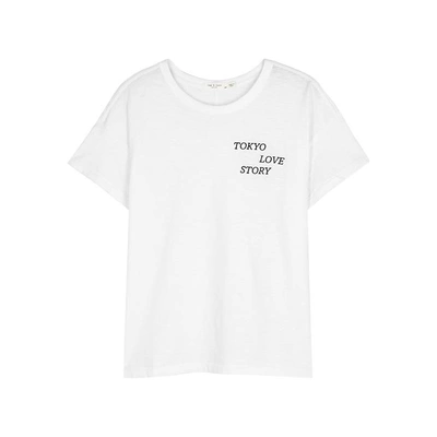 Shop Rag & Bone Tokyo Love Story Cotton T-shirt In White