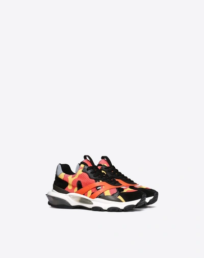 Shop Valentino Bounce Camouflage Sneaker In Multicolored