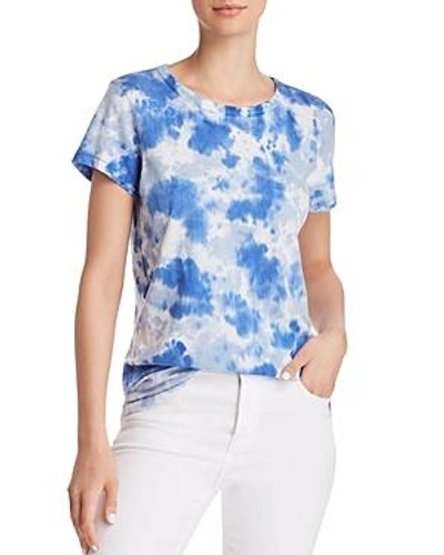 Shop Rag & Bone Tie-dye Tee In Blue Cloud