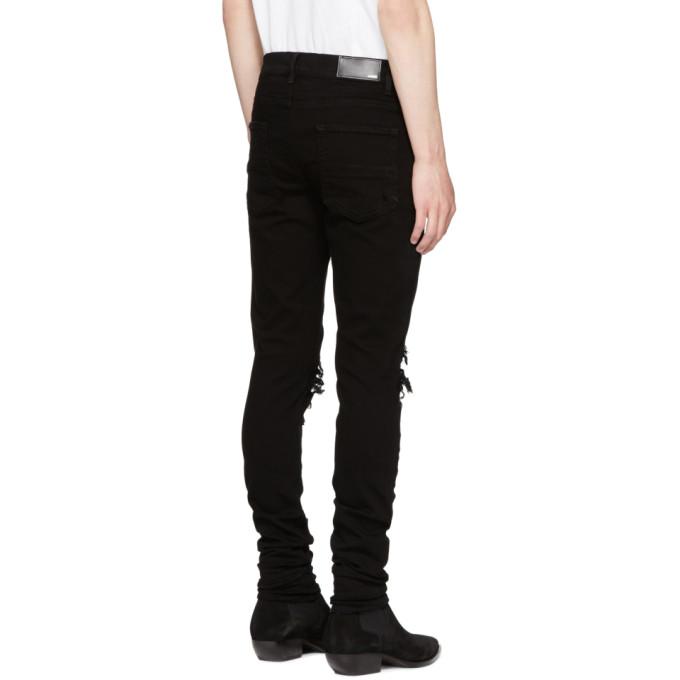 amiri bandana crystal jeans