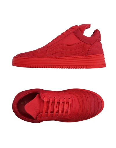 Shop Filling Pieces Sneakers In Red