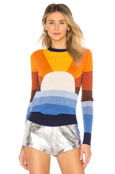 Shop Stoned Immaculate Cali Sky Sweater In Orange