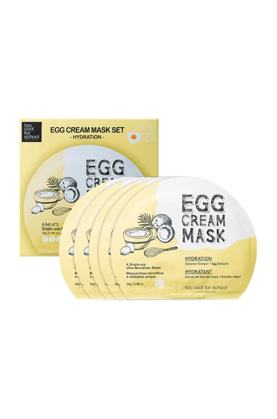 Shop Too Cool For School Egg Cream Mask Hydration Set