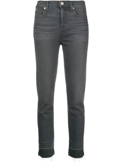 Shop 7 For All Mankind Skinny Jeans - Grey
