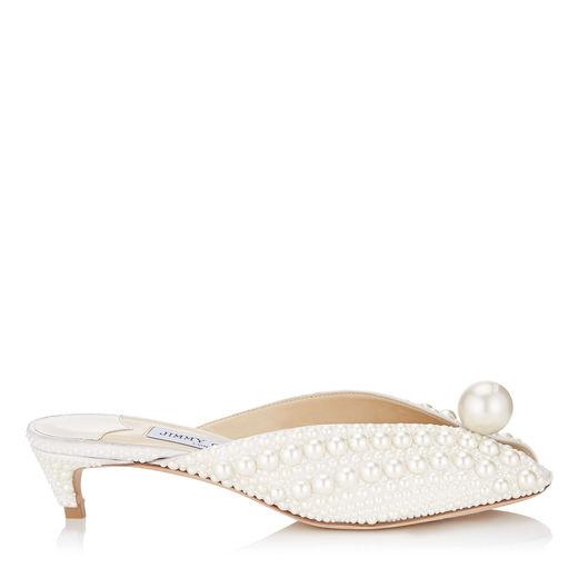 jimmy choo pearl shoes