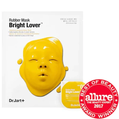 Shop Dr. Jart+ Lover Rubber Masks Bright Lover Single-use Mask 1.5 oz/ 43 G; Ampoule Pack 0.17 oz/ 5 ml