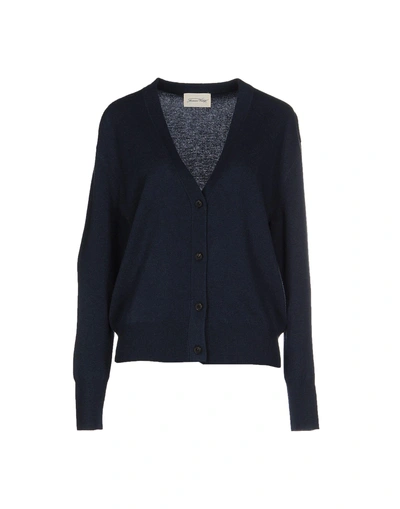 Shop American Vintage Cardigan In Dark Blue