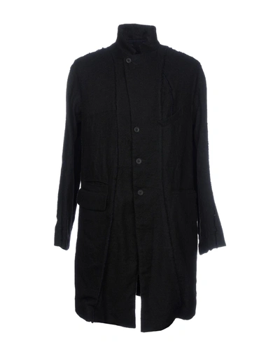 Shop Ziggy Chen Coat In Black