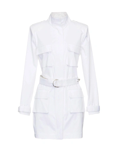Shop Alexandre Vauthier Full-length Jacket In White