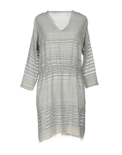 Shop Lemlem Short Dress In Grey