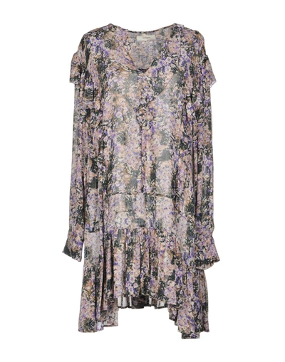 Shop Isabel Marant Étoile Short Dress In Lilac