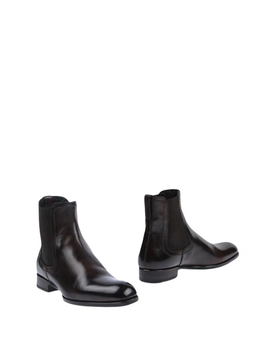 Shop Max Verre Boots In Dark Brown
