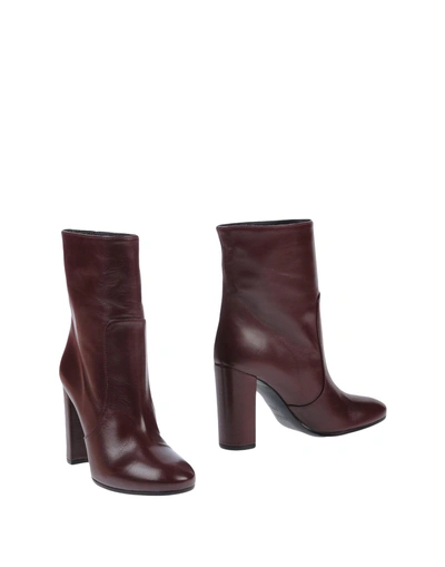 Shop Paris Texas Ankle Boot In Maroon