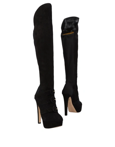 Shop Charlotte Olympia Boots In Black